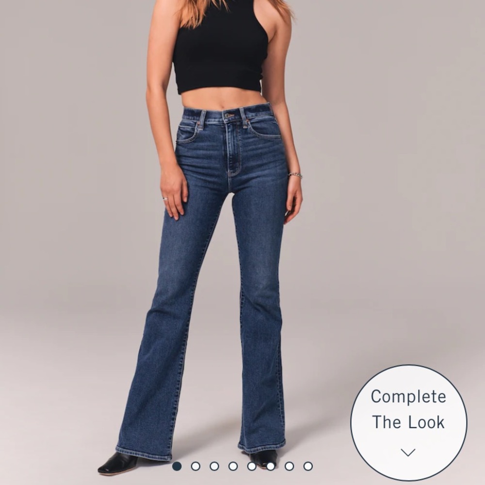 Abercrombie & Fitch Blue Flare Jeans